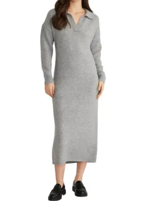 525 America - Raya Solid Maxi Polo Dress