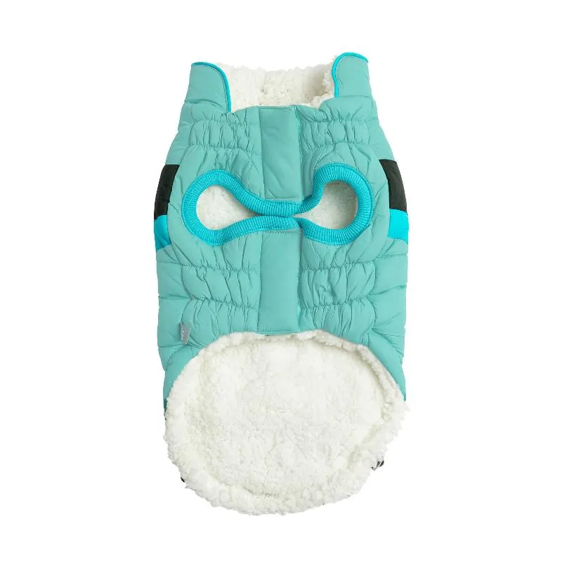 Alpine Dog Puffer - Light Aqua