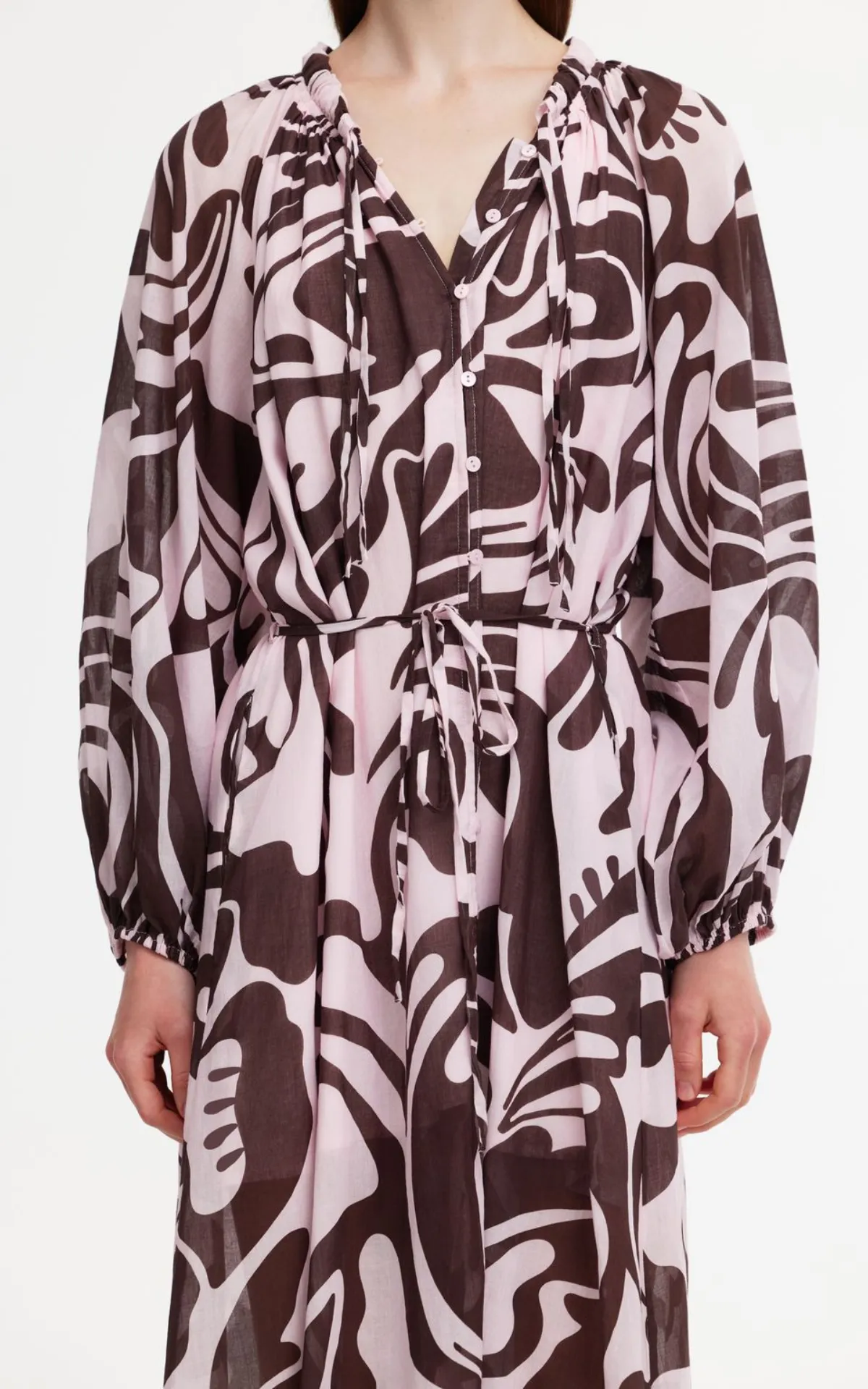 Bardot Dress - Marble
