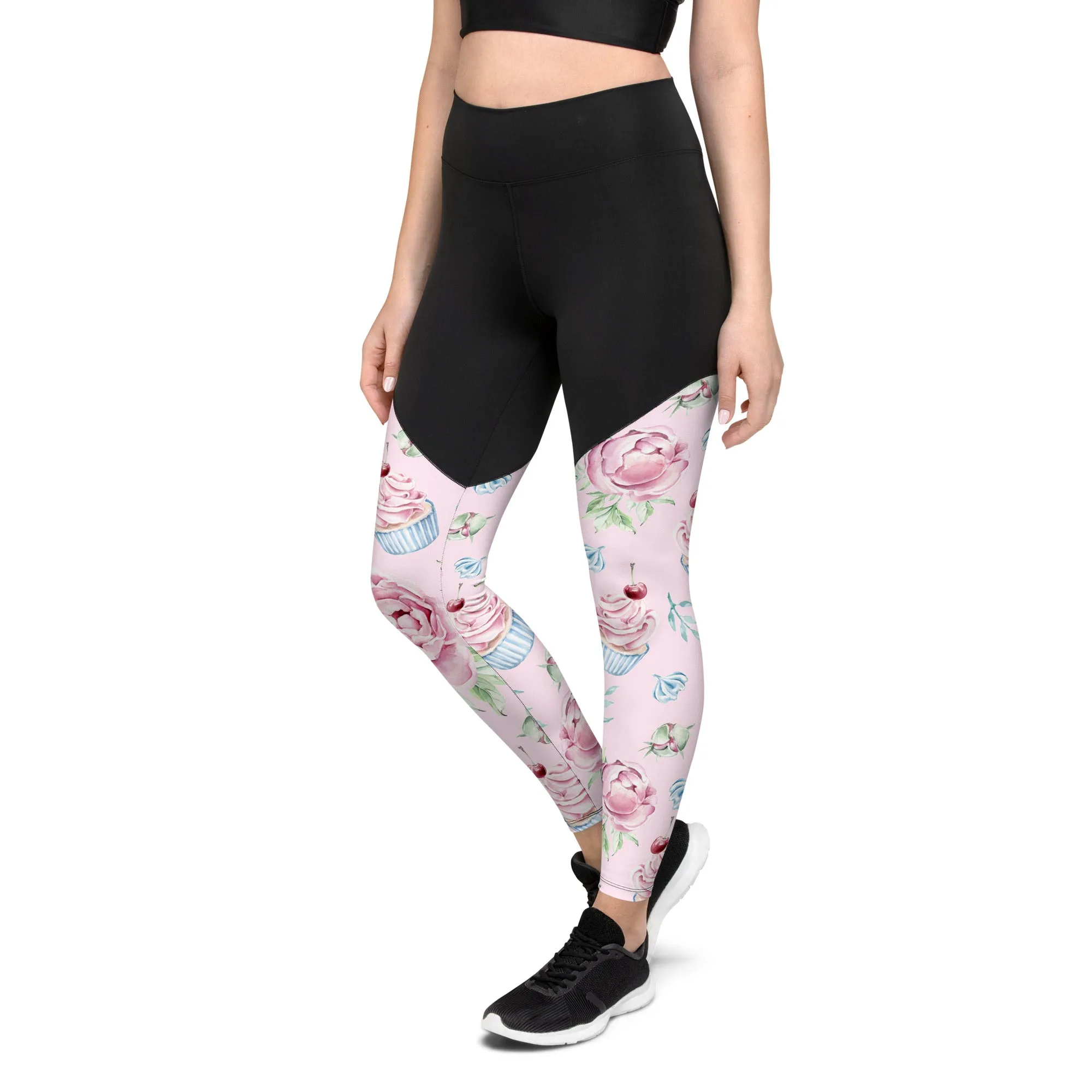 Cupcakes Compression Leggings