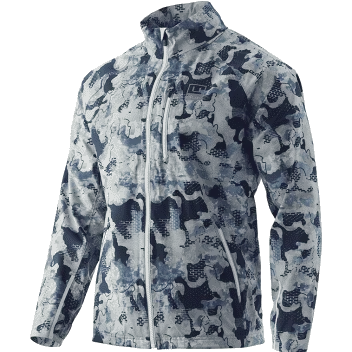 HUK MENS PURSUIT CAMO JACKET (BLUE)