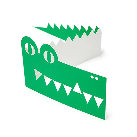 Krokodil Greetings Card