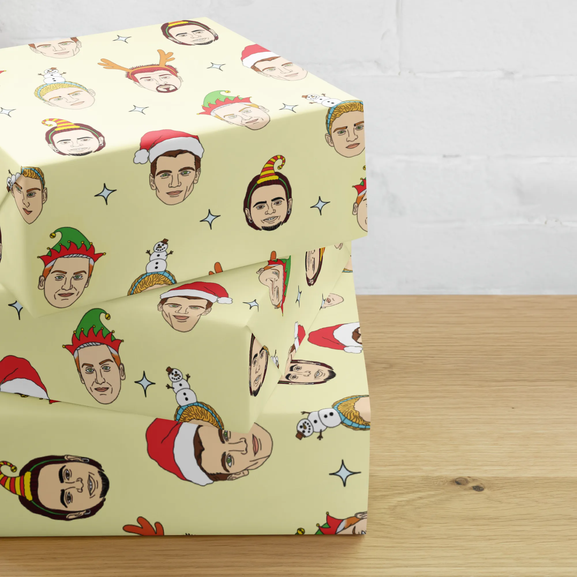 NSYNC Holiday Wrapping Paper