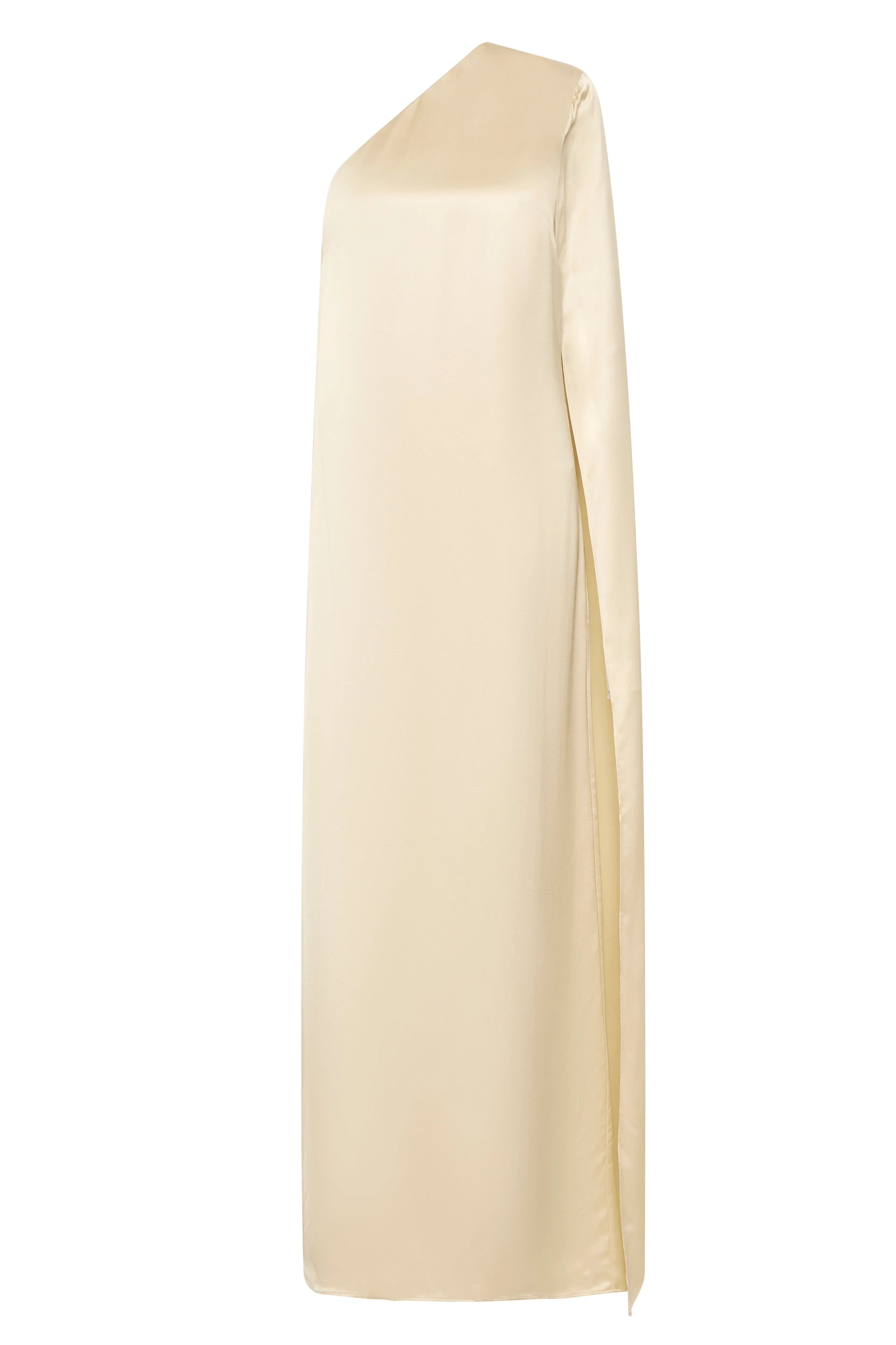 Olie Cape Dress | Oyster
