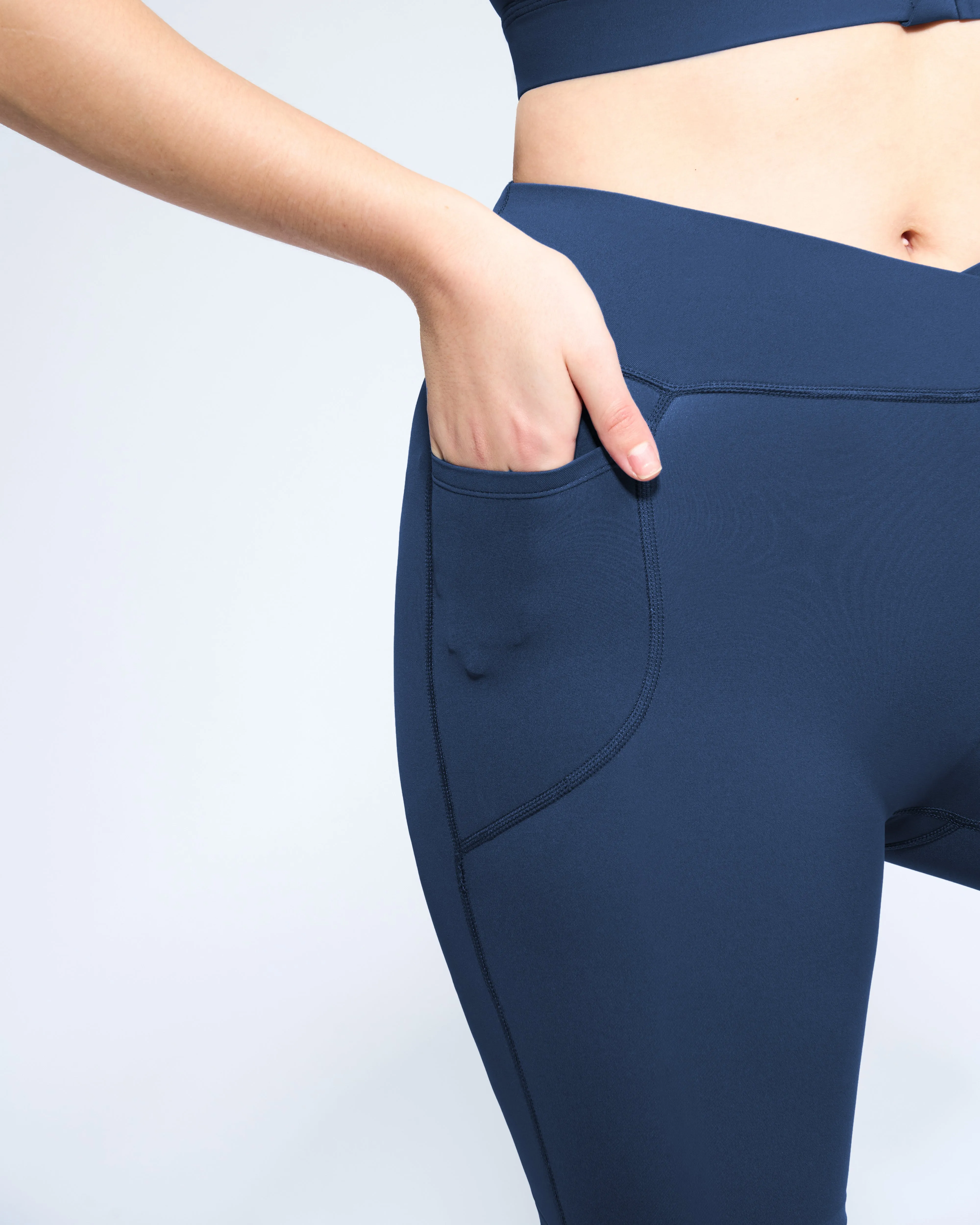 Padded Butt Lifting Sculpting Cross Waistband Short