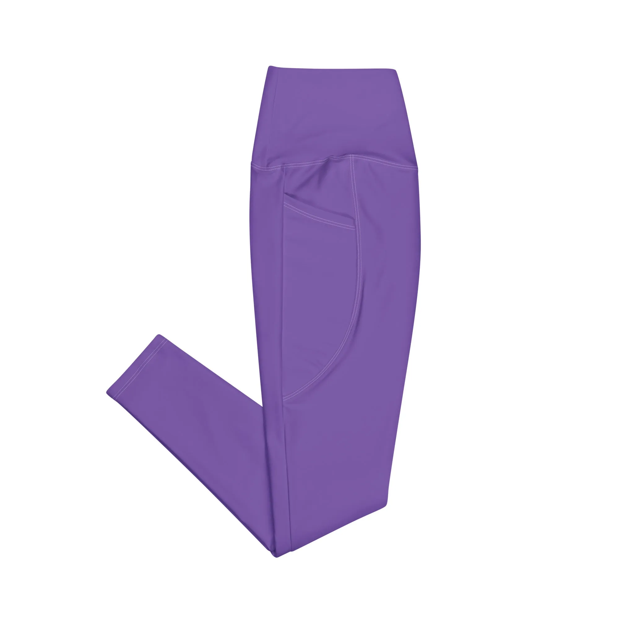 Queen Swish Royal Purple Leggings with pockets