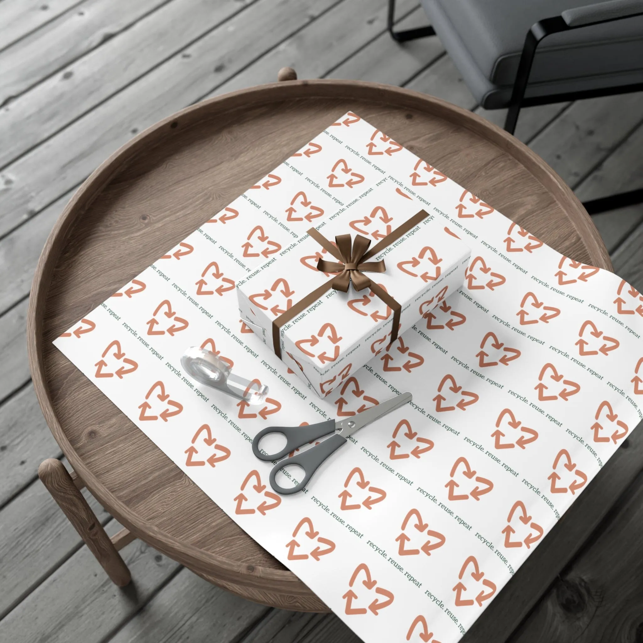 Recycle Reuse Repeat Gift Wrap