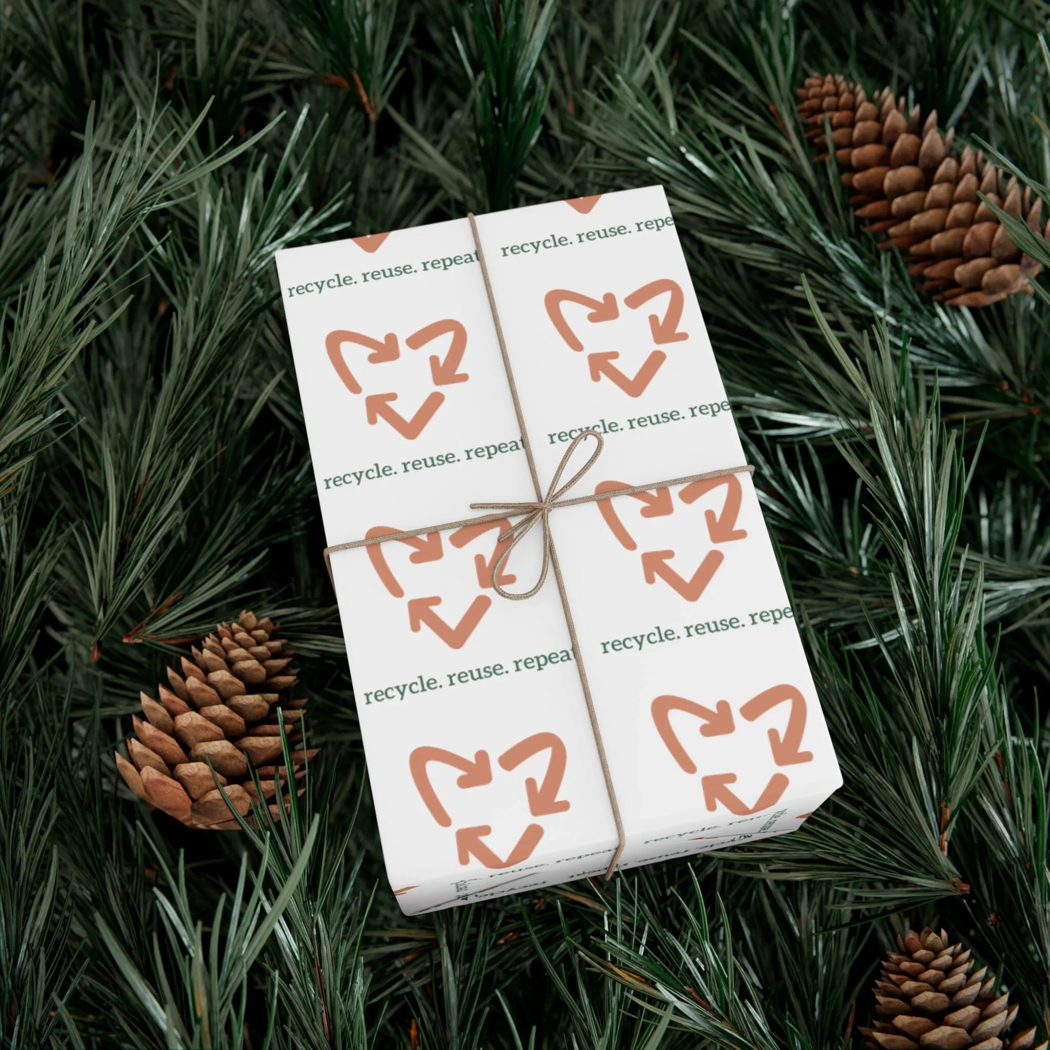 Recycle Reuse Repeat Gift Wrap