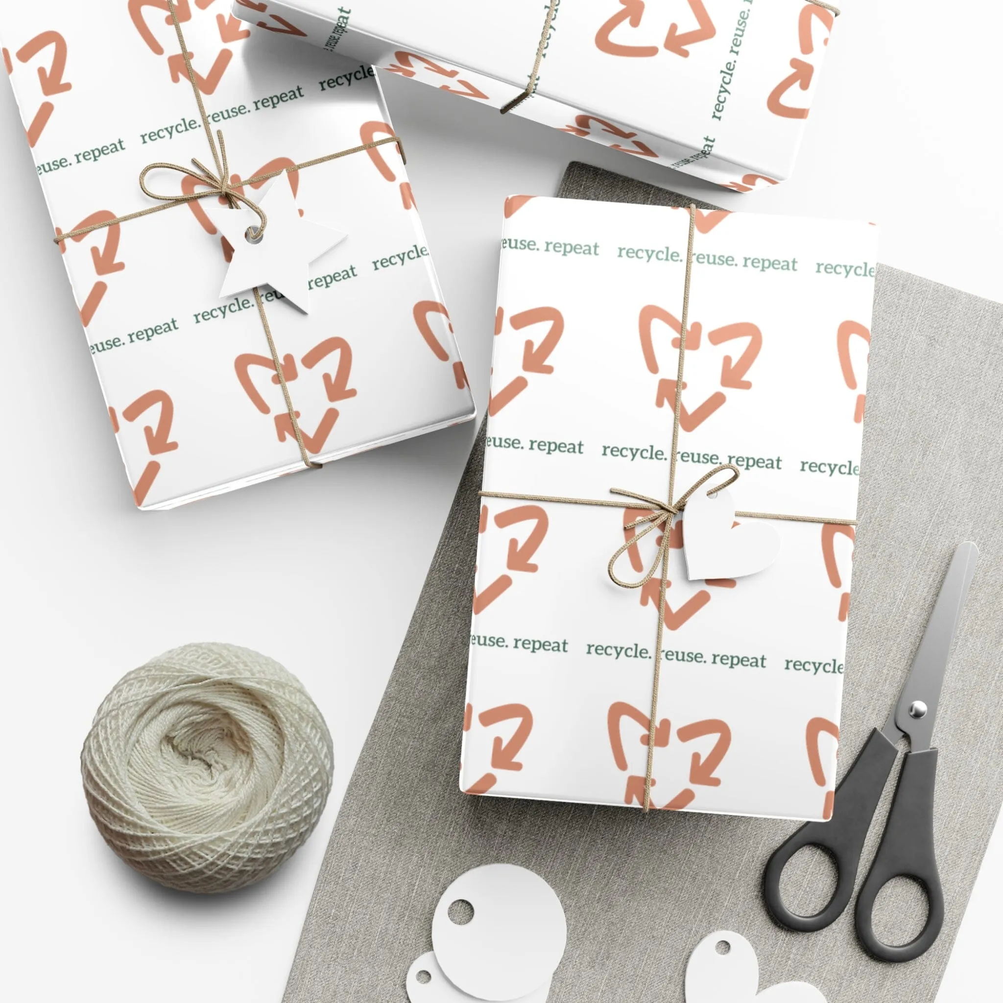Recycle Reuse Repeat Gift Wrap