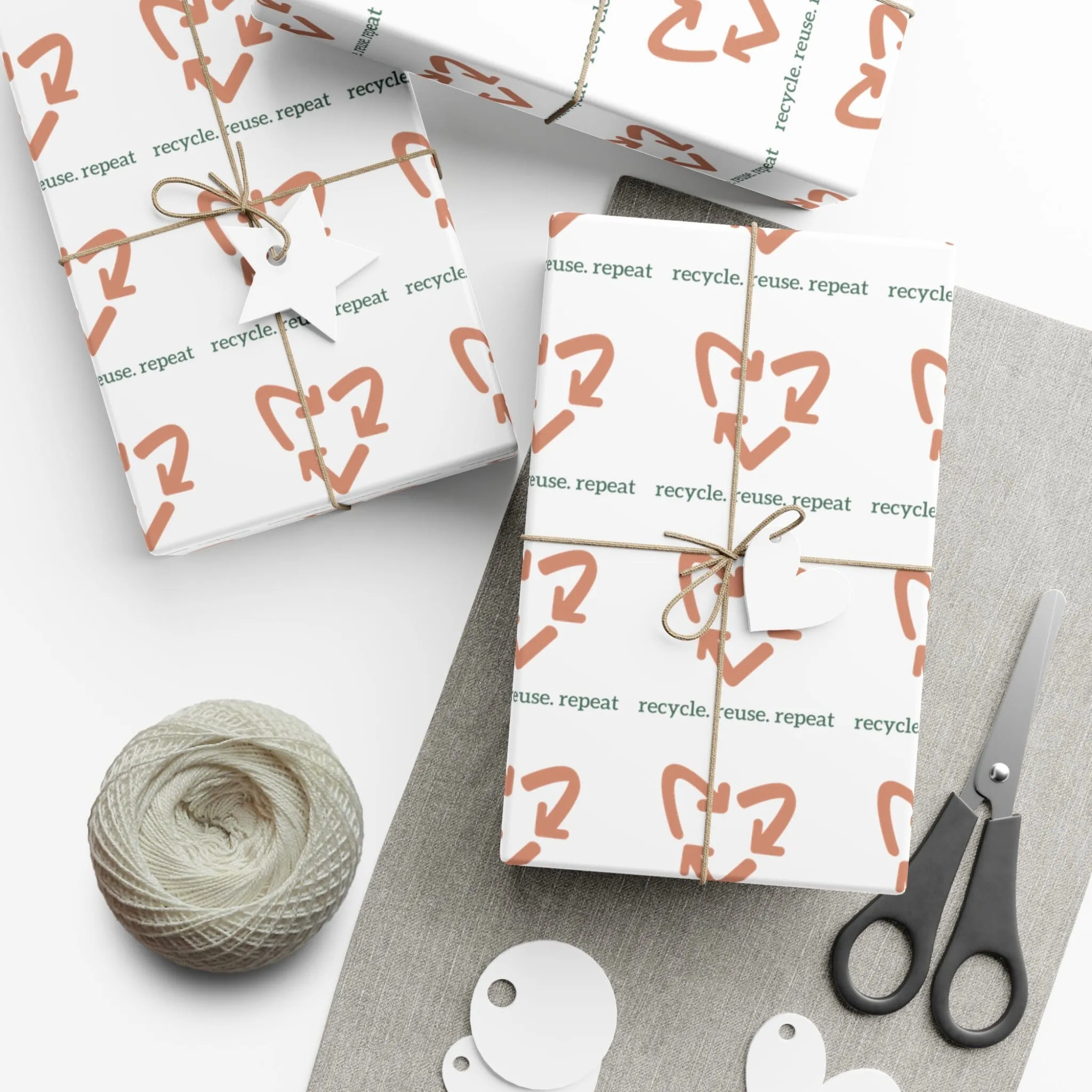 Recycle Reuse Repeat Gift Wrap