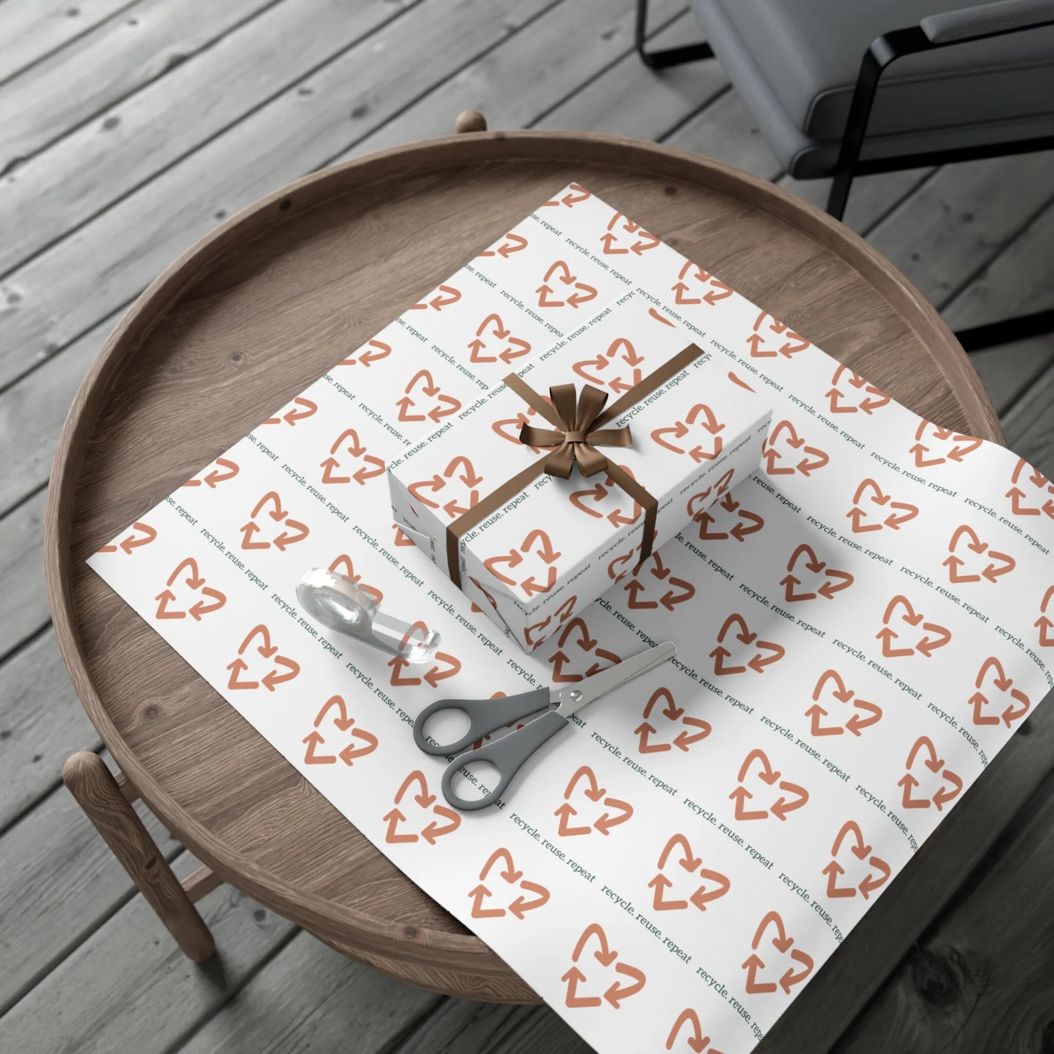 Recycle Reuse Repeat Gift Wrap
