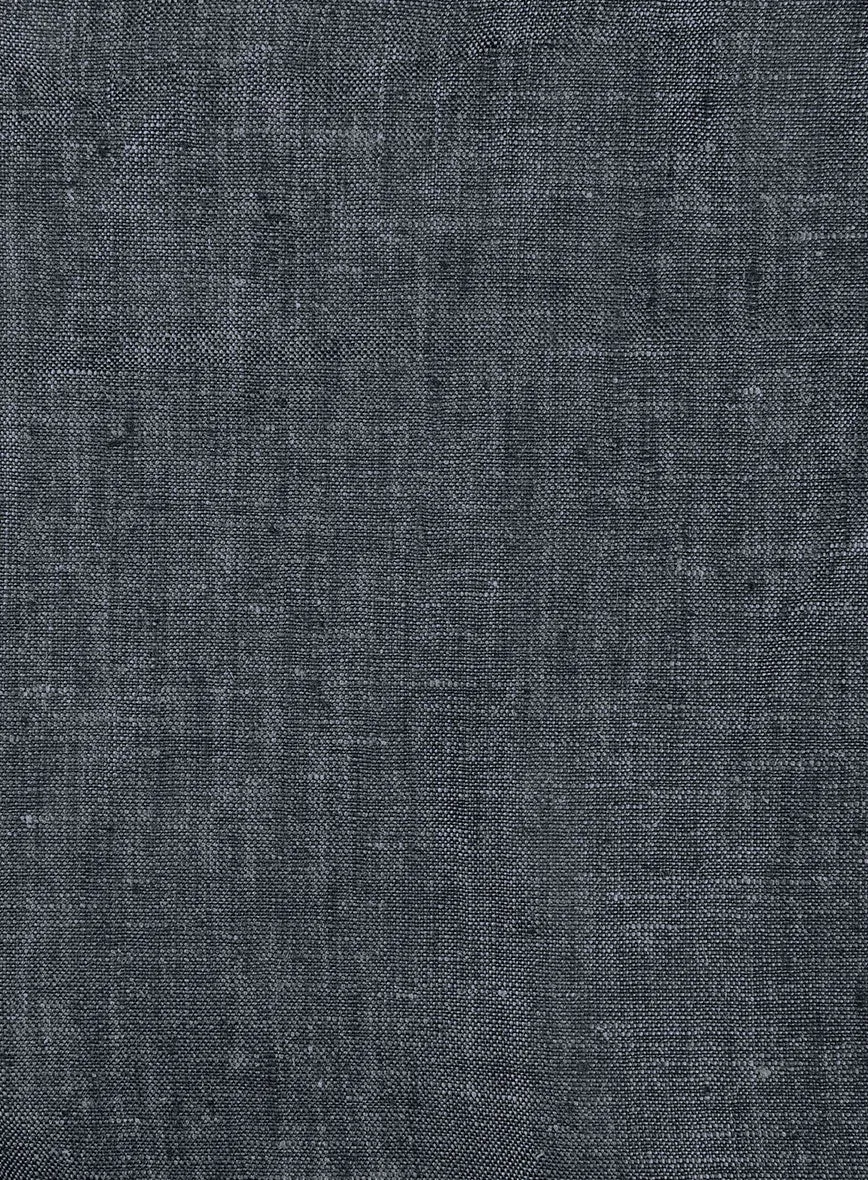 Slate Gray Linen Highland Trousers