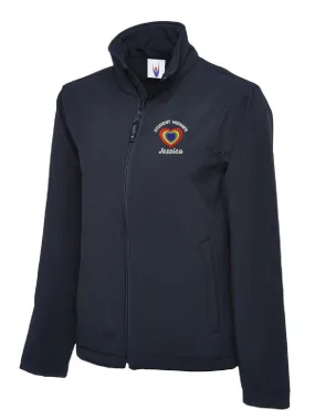 Student Midwife Heart Rainbow Softshell Jacket