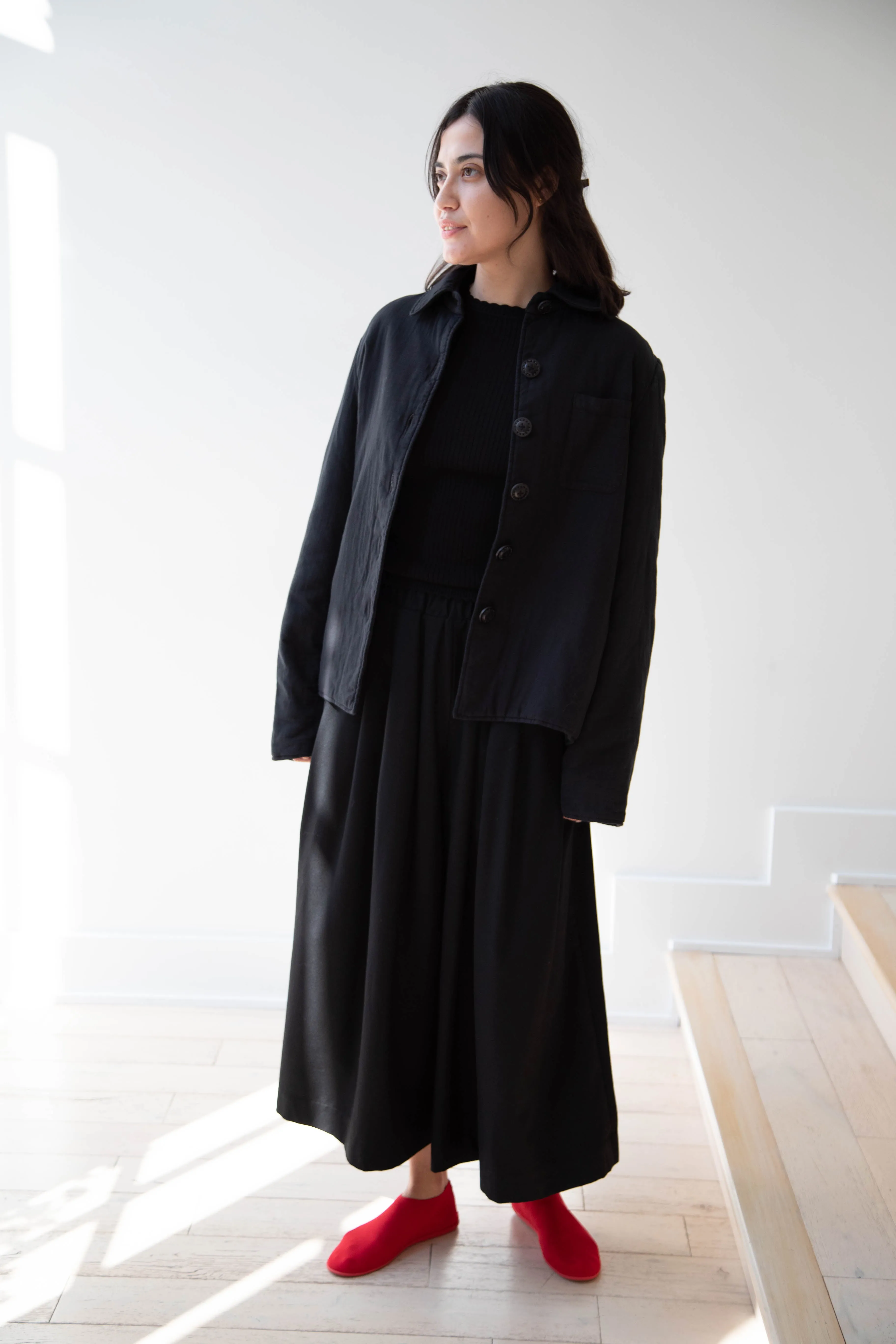 The Backward Vendor | Baby Puffer Jacket in Black