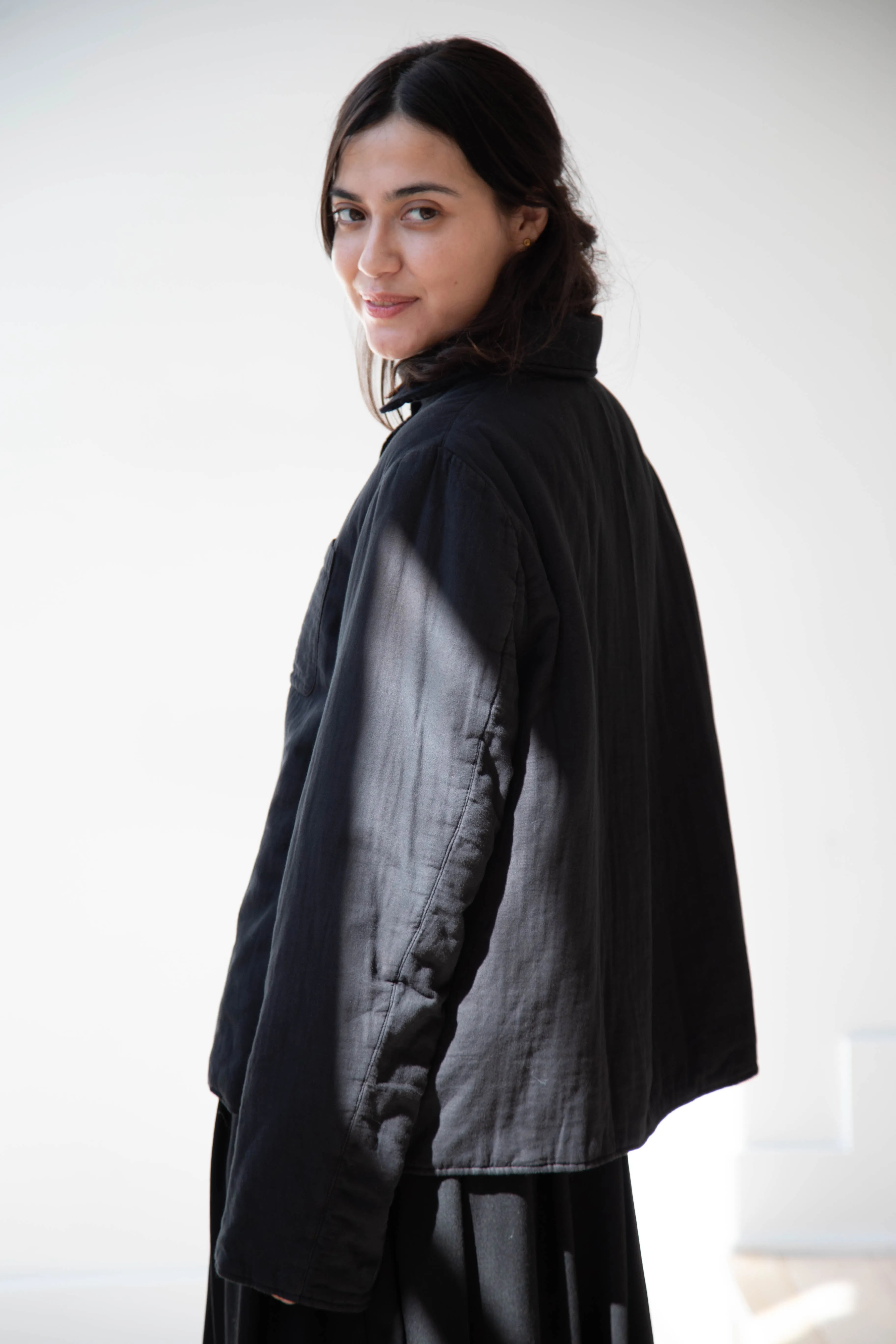 The Backward Vendor | Baby Puffer Jacket in Black
