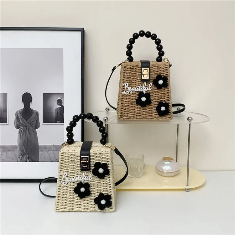Woven Summer Straw Handbags Crossbody-Showtown