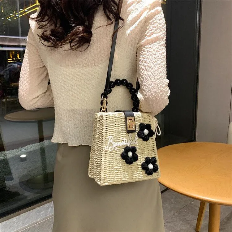 Woven Summer Straw Handbags Crossbody-Showtown
